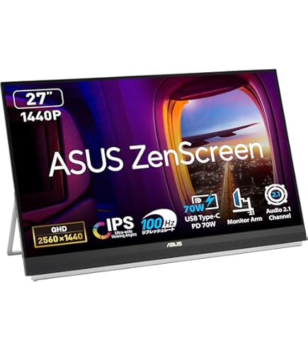 Amazon.co.jp: 【Amazon.co.jp限定】ASUS ポータブルモニター